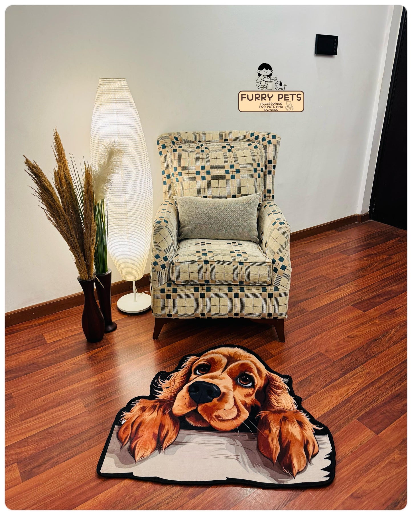 Cutie Cocker Rug