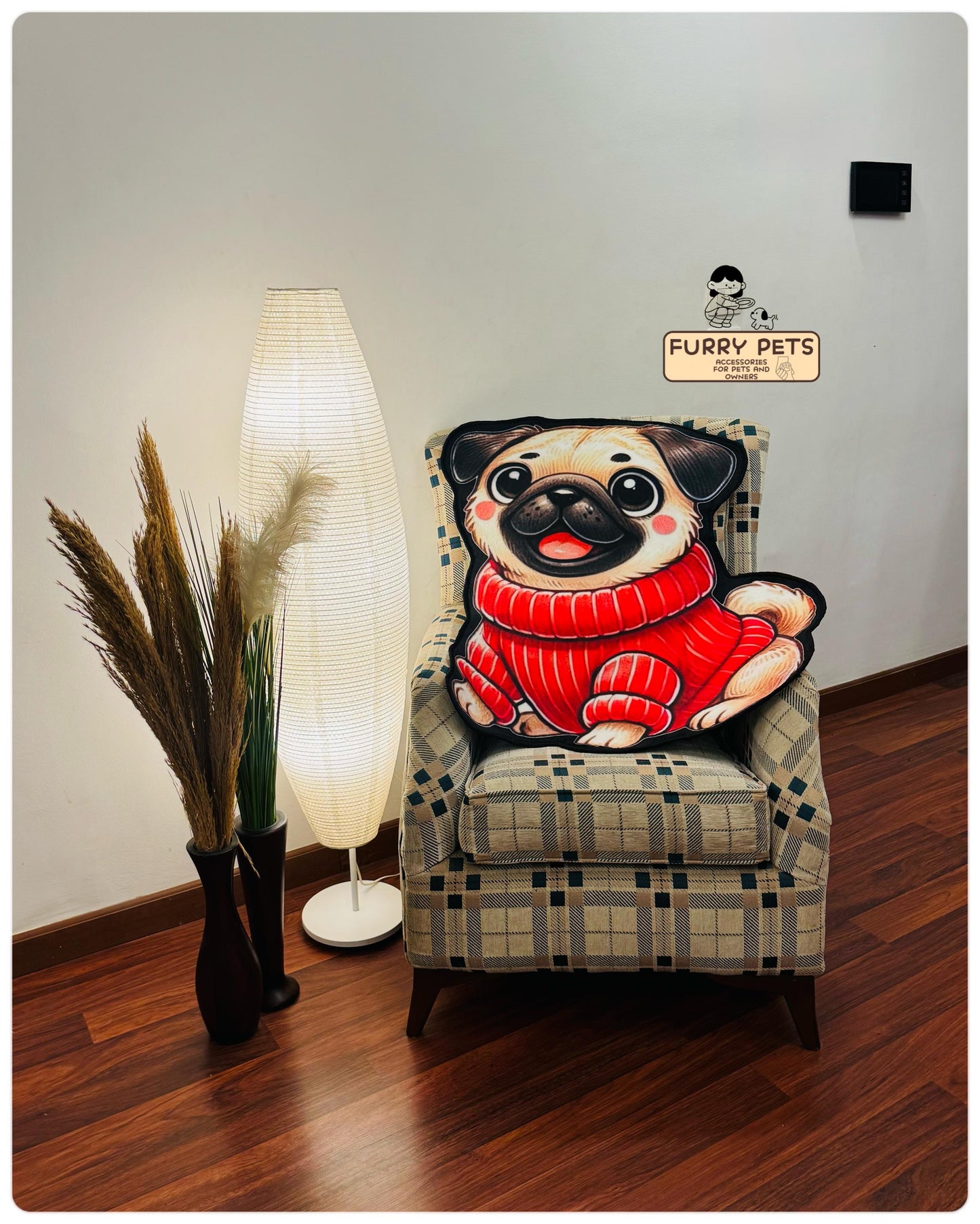 Pug Hug Rug