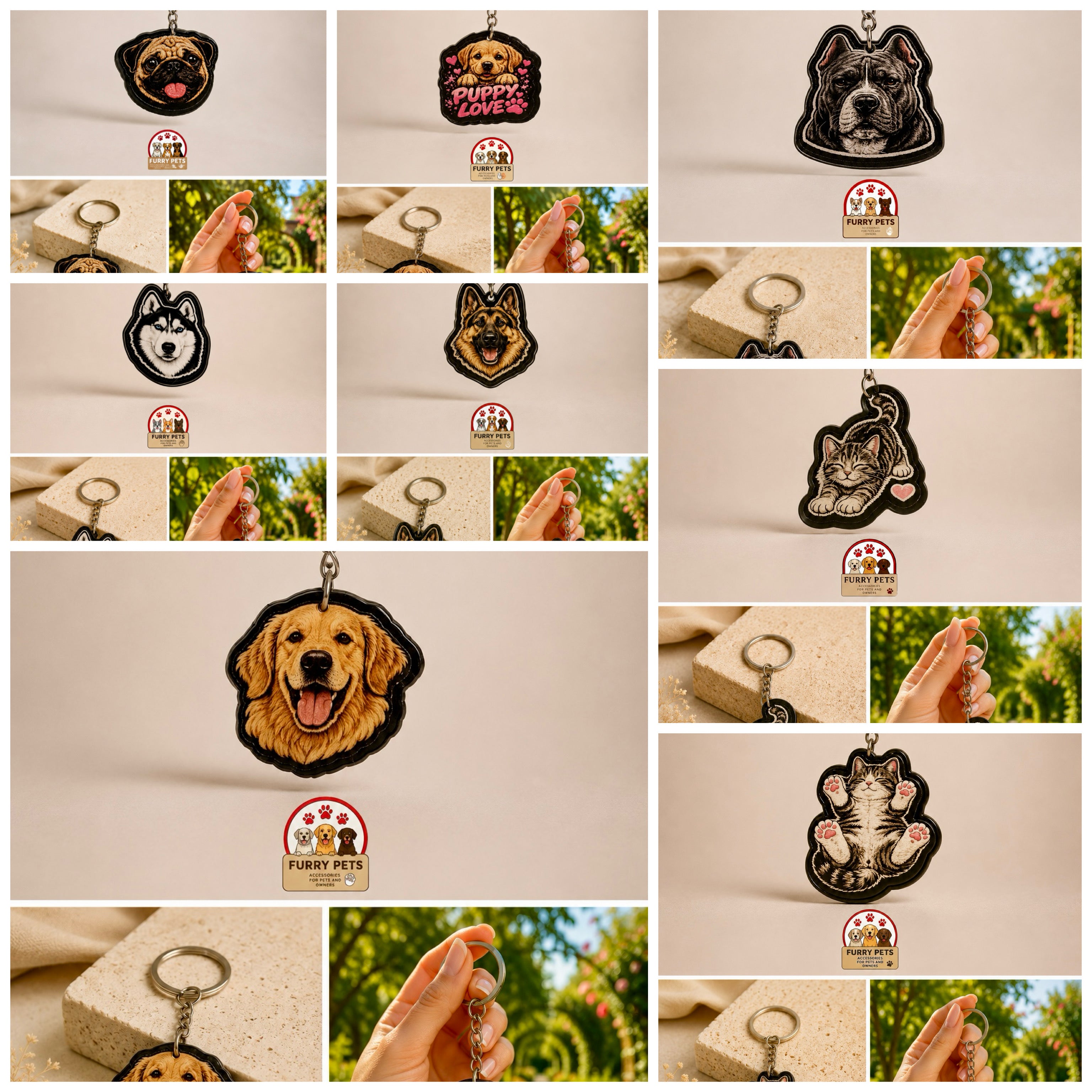 Pets Lover Acrylic Keychains