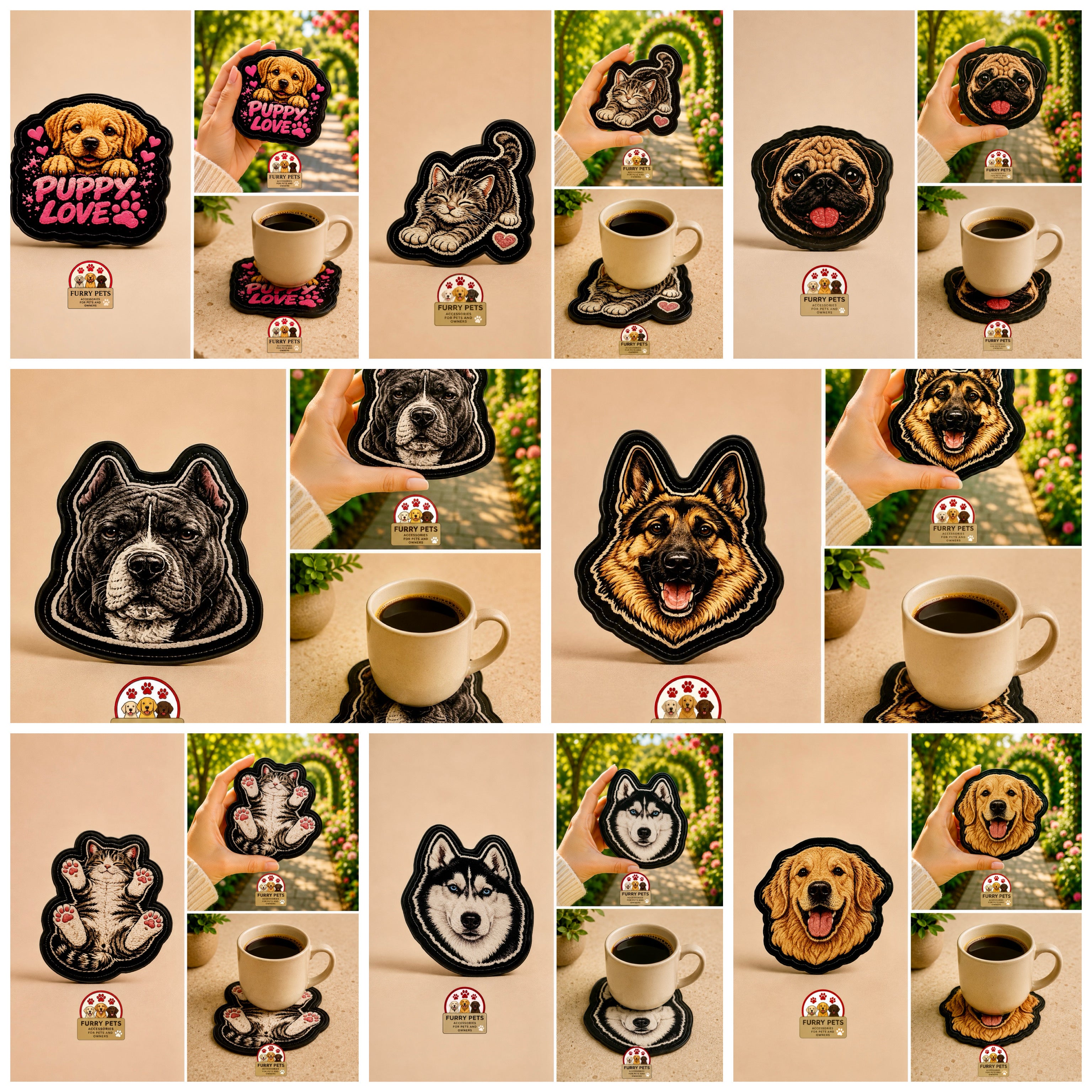 Pet Lovers Coasters 🐾☕️