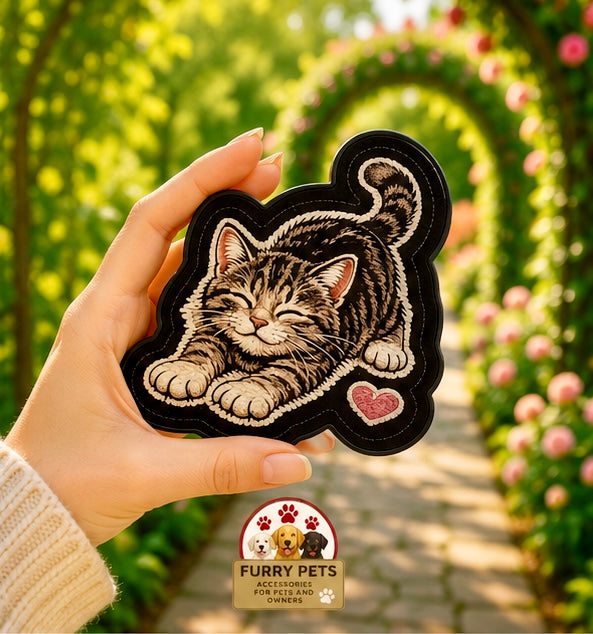 Playful Cat Acrylic Coaster | Cat Lovers Cup & Mug Coaster set of 3