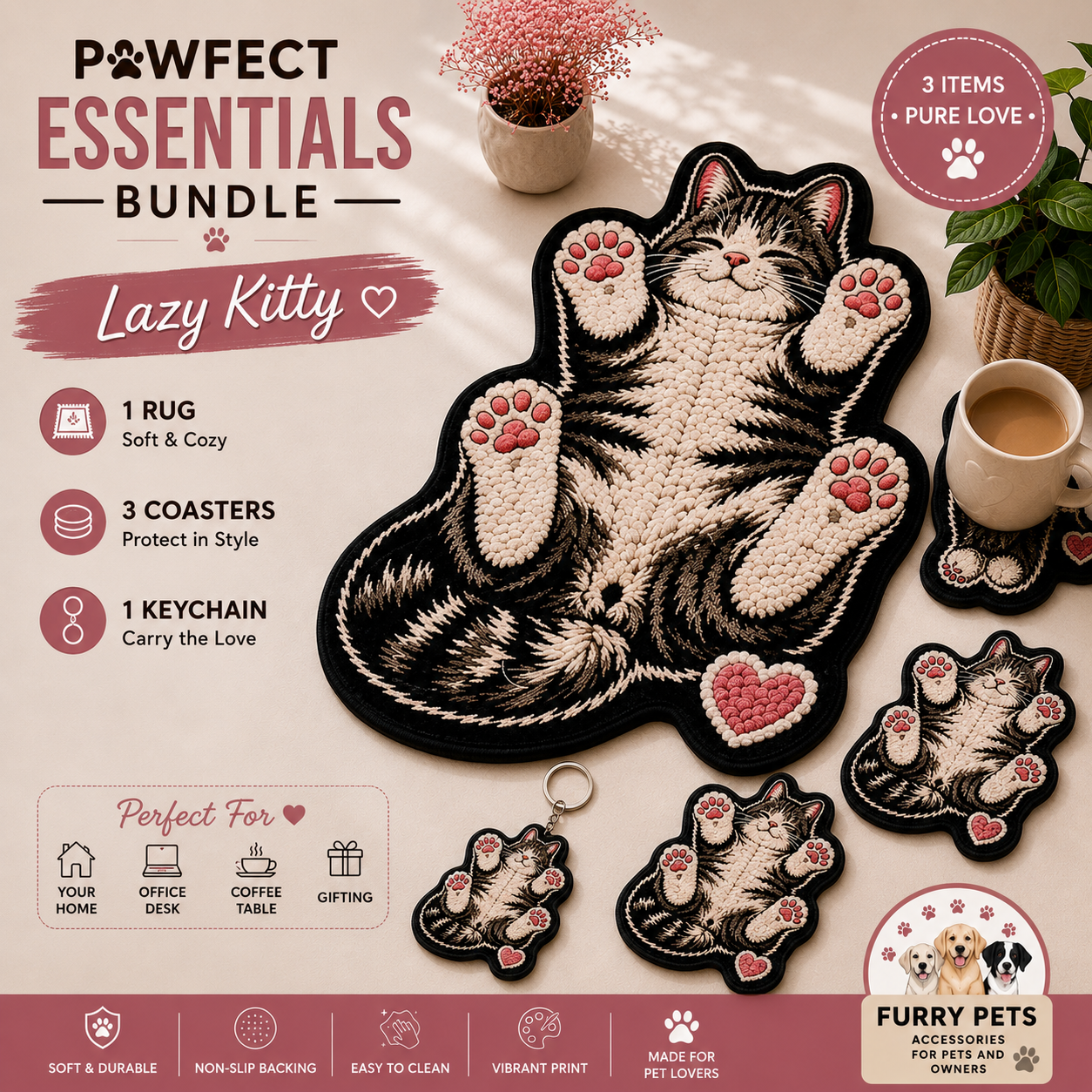 Lazy Kitty Pawfect essentials Bundle 3 product