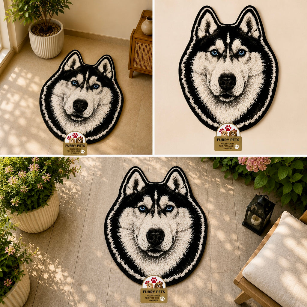 Husky Face Rug