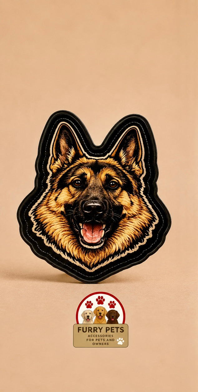 German Shepherd Acrylic Coaster | Pet Lovers Cup & Mug Coaster set of 3