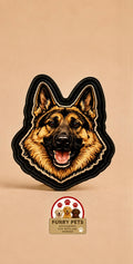 German Shepherd Acrylic Coaster | Pet Lovers Cup & Mug Coaster set of 3