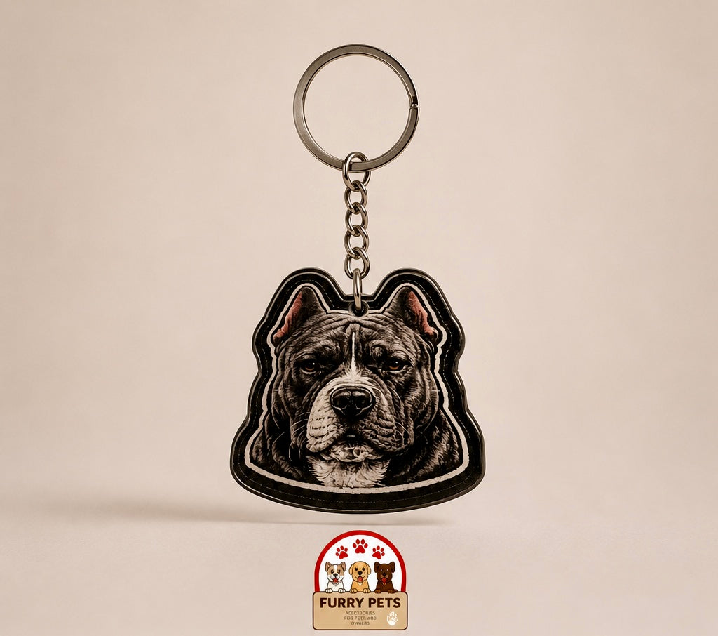 American Bully / Pitbull Acrylic Keychain | Premium Pet Keychain