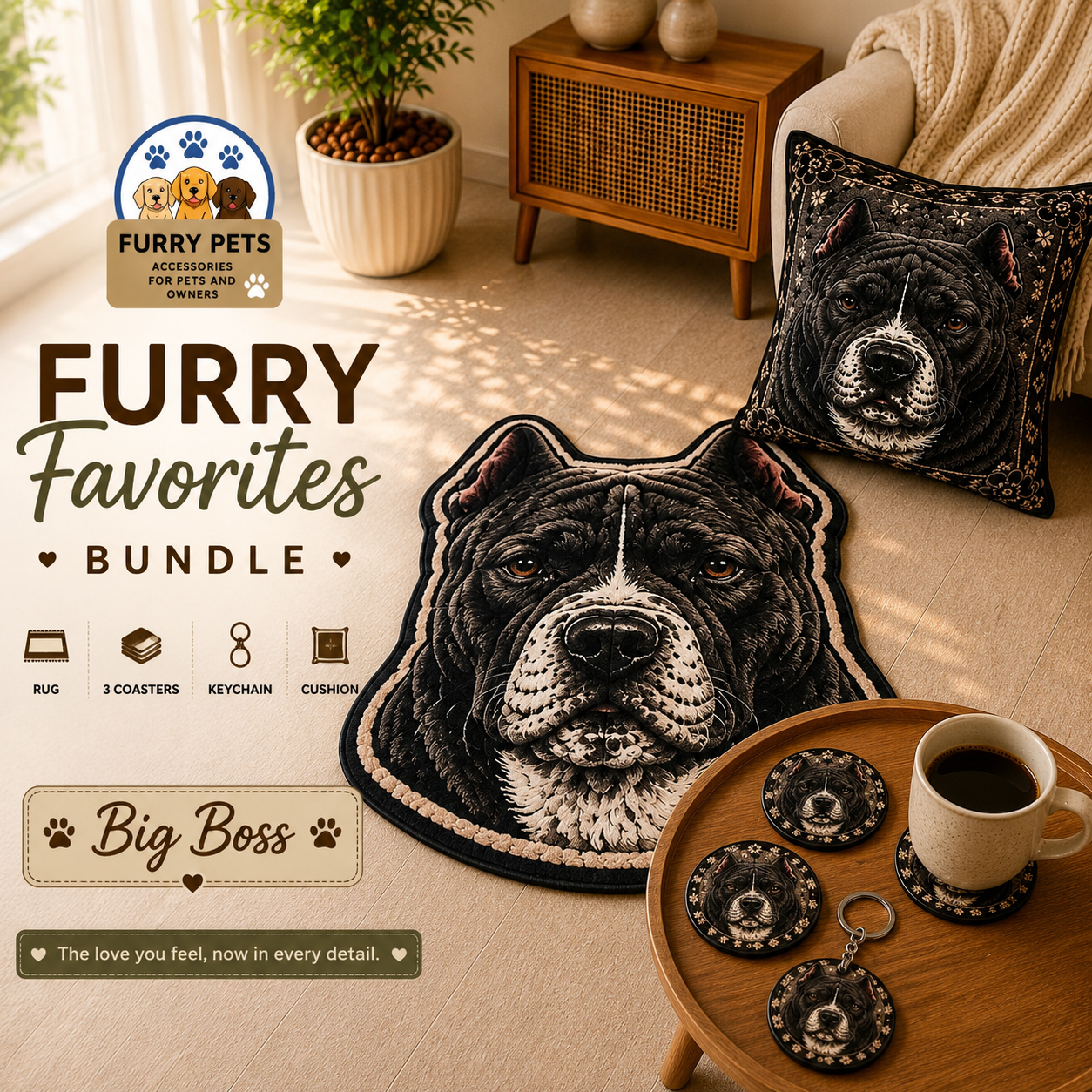Big Boss Furry Favorites bundle 4 products
