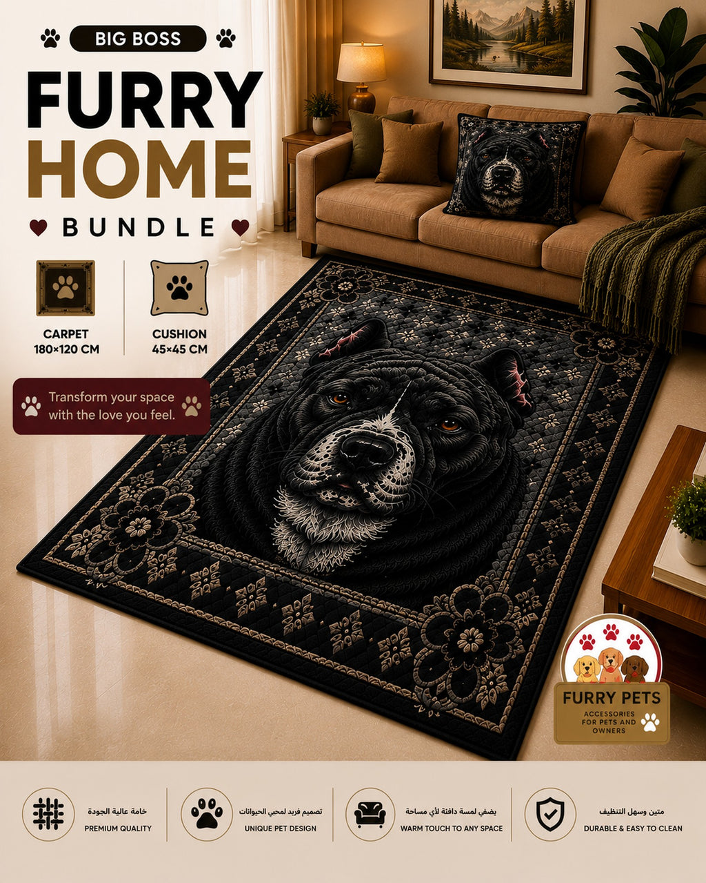 Big Boss Furry Home Bundle – 2 Products