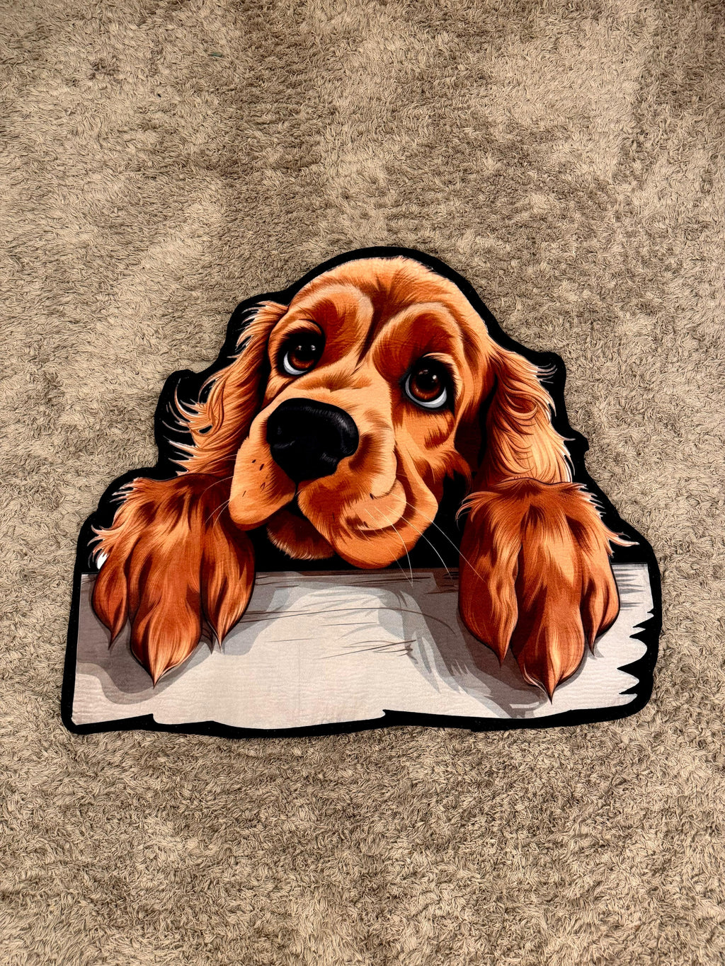 Cutie Cocker Rug