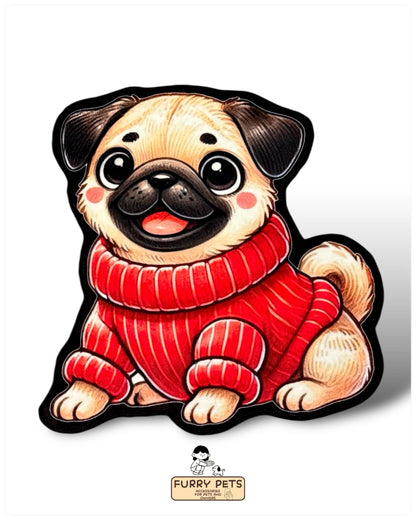 Pug Hug Rug