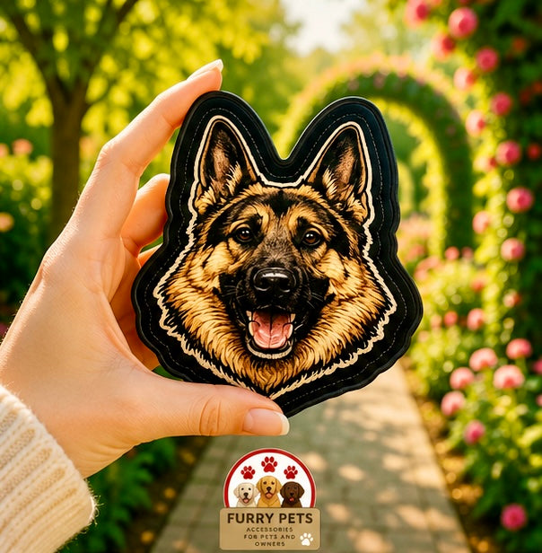 German Shepherd Acrylic Coaster | Pet Lovers Cup & Mug Coaster set of 3