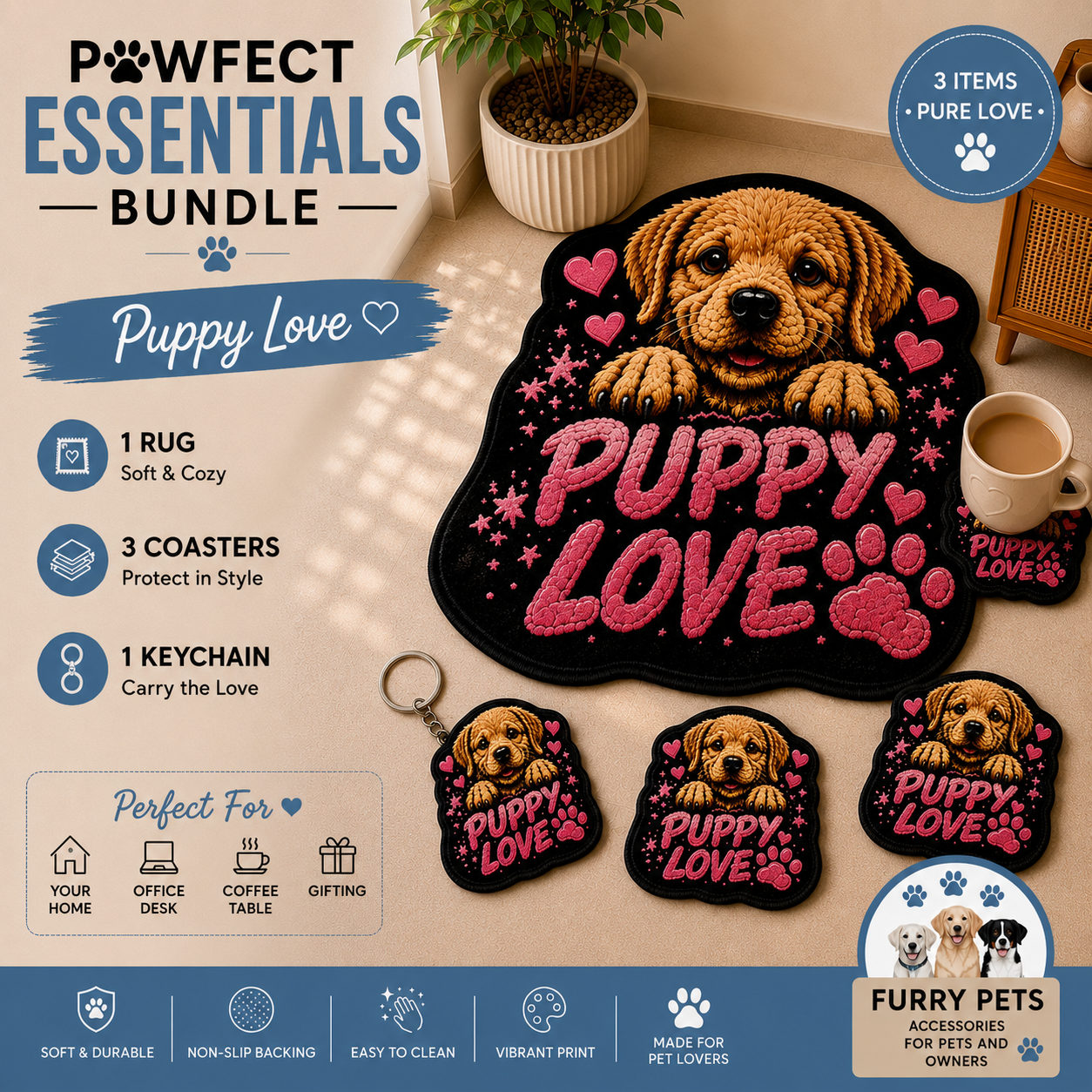 Puppy love Pawfect essentials Bundle 3 product