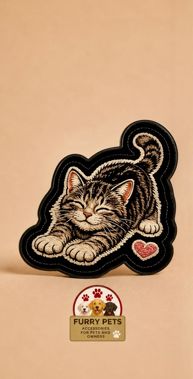 Playful Cat Acrylic Coaster | Cat Lovers Cup & Mug Coaster set of 3