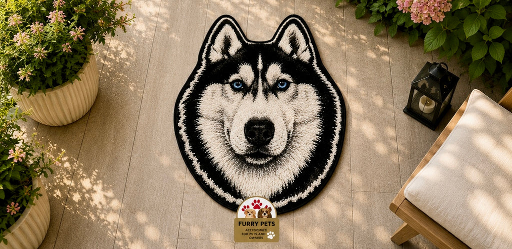 Husky Face Rug