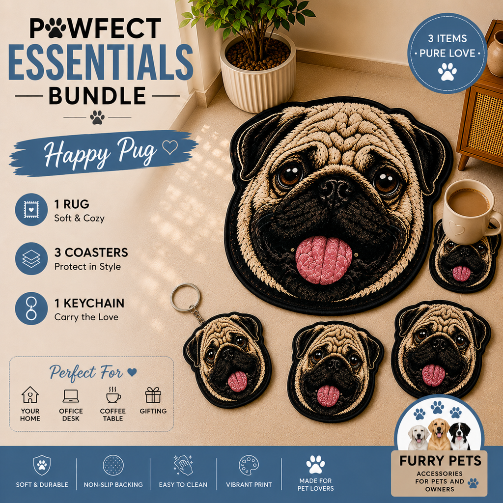 Happy Pug Pawfect essentials Bundle 3 product