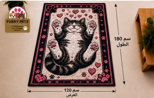 Lazy Kitty Premium Carpet – 180×120 cm