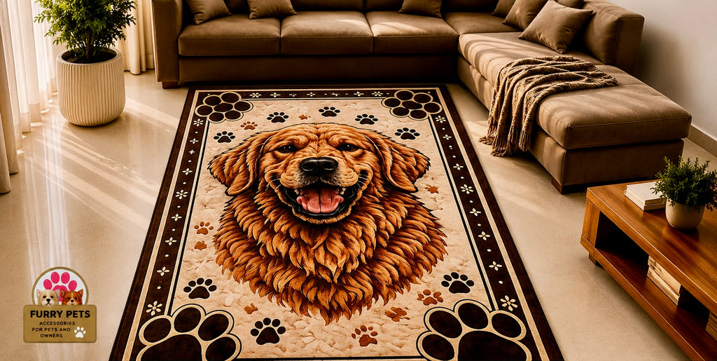 Golden Joy Premium Carpet – 180×120 cm