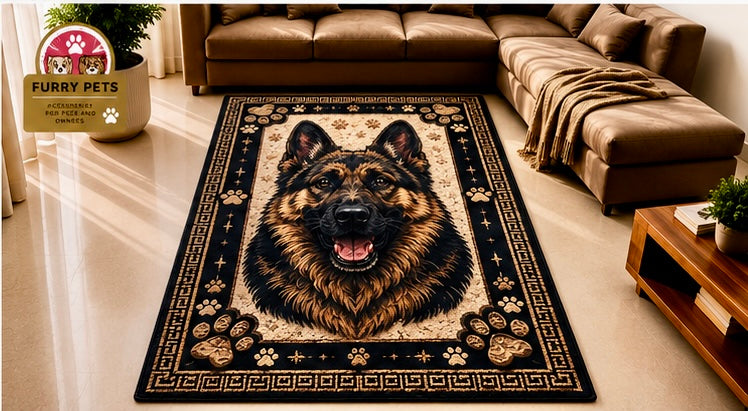 Brave Buddy German Shepherd Premium Carpet – 180×120 cm