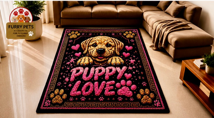 Puppy Love Premium Carpet – 180×120 cm