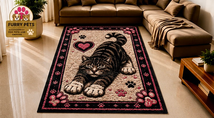 Cat Love Premium Carpet – 180×120 cm
